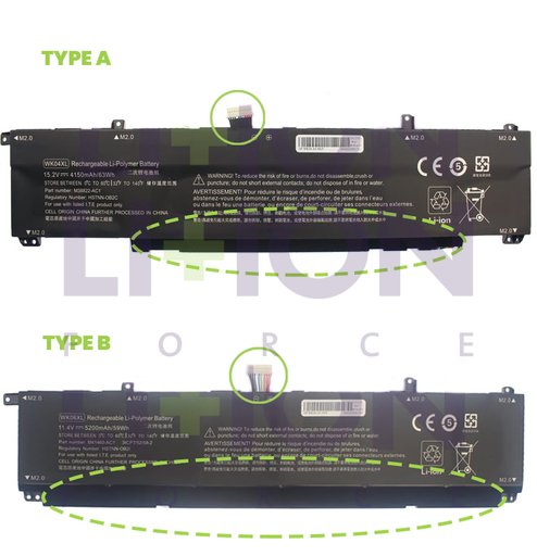 Bateria HP Type-B - WK06XL 