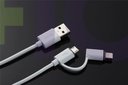 Romoss 2 in 1 Universal Data Cable - Lightning  & Micro-USB 