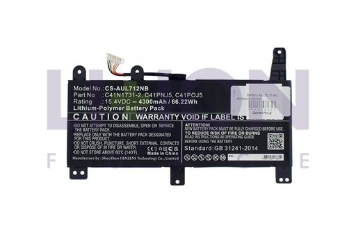 Battery ASUS 15.4V 4300mAh/66Wh                             