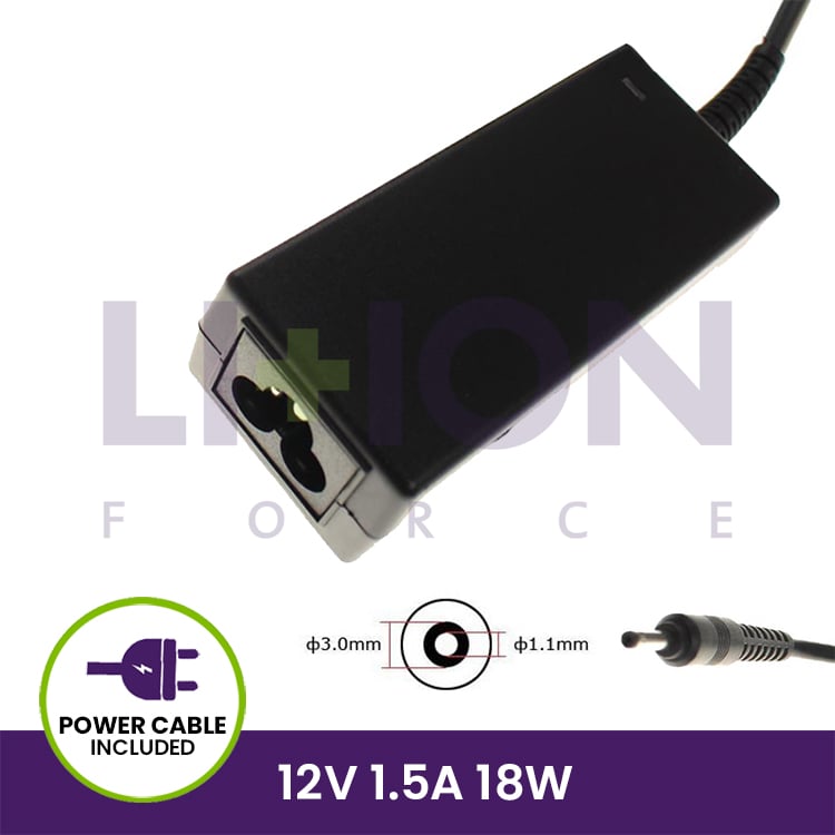 AC Adapter 12V 1.5A 18W - 3.0*1.1