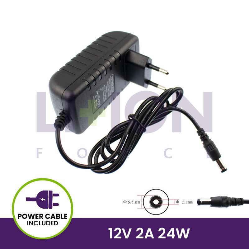 AC Adapter 12V 2A 24W - 5.5*2.1                          