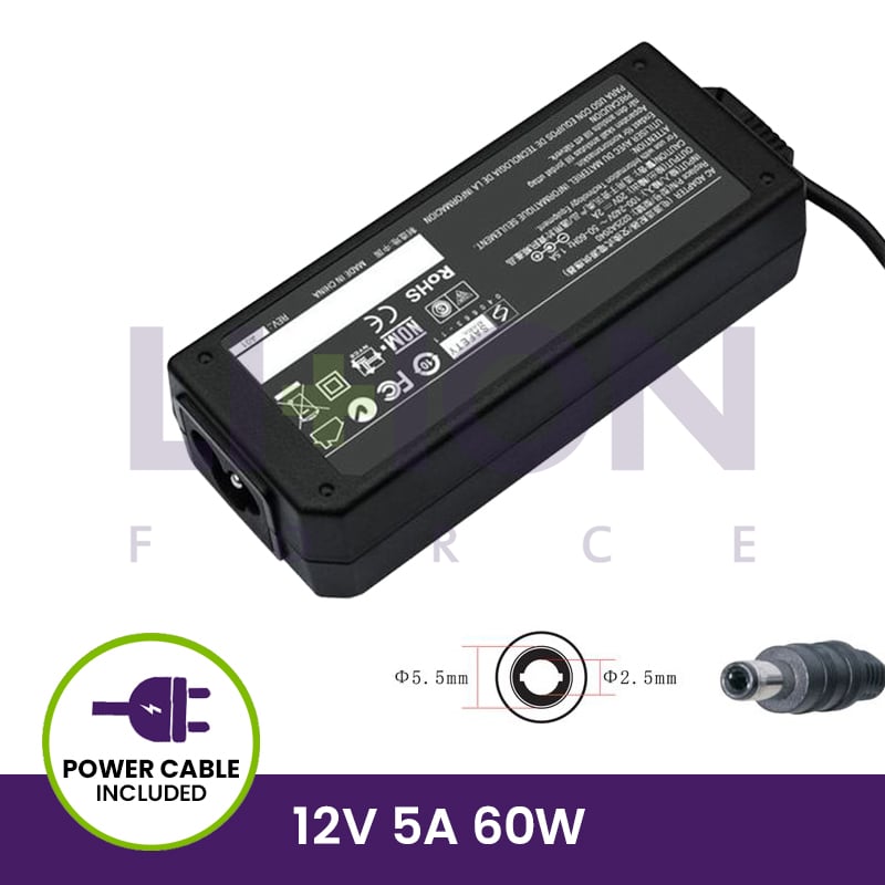 AC Adapter 12V 5A - 5.5*2.5