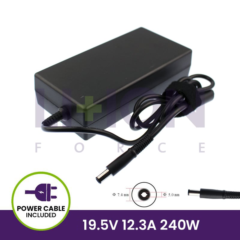 AC Adapter 19.5V 12.3A 240W - 7.4*5.0 Pin inside          