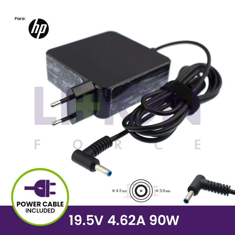 AC Adapter 19.5V 4.62A 90W  Wall - 4.5*3.0 Pin inside