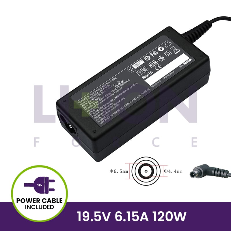 AC Adapter 19.5V 6.15A 120W - 6.0*4.4                       