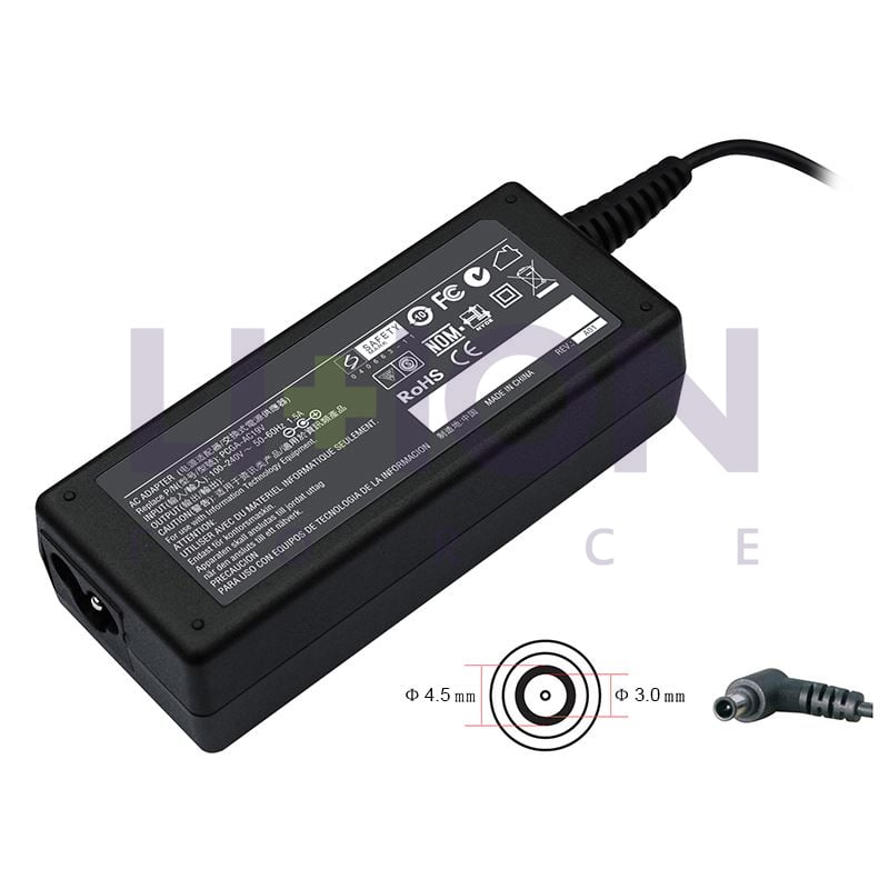 AC Adapter 19V 3.42A 65W - 4.5*3.0 Pin inside             