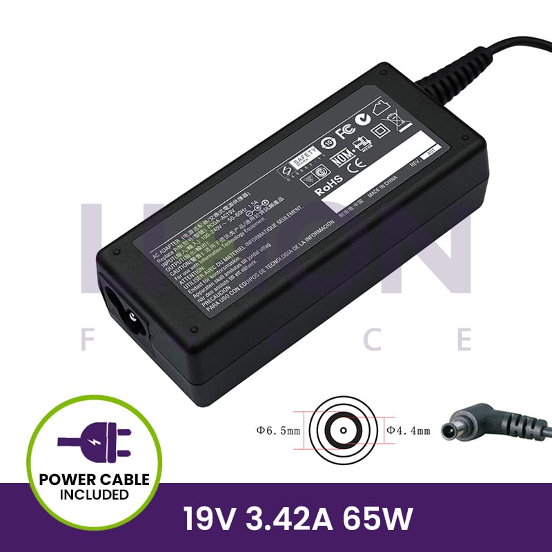 AC Adapter 19V 3.42A 65W - 6.5*4.4