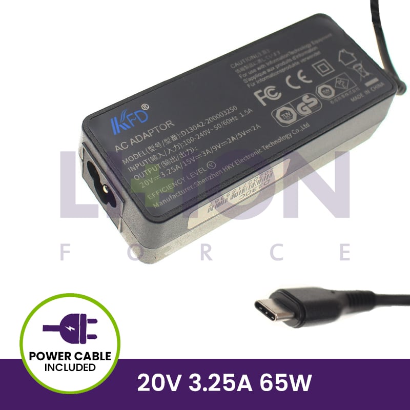 AC Adapter 20V 3.25A 65W - Type-C                           