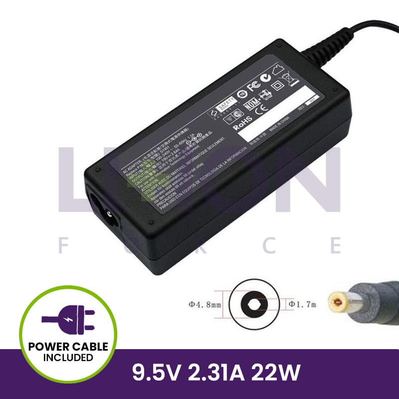 AC Adapter 9.5V 2.31A 22W - 4.8*1.7                         