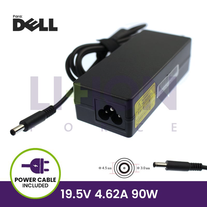 AC Adapter Dell 19.5V 4.62A 90W - 4.5*3.0 Pin inside      