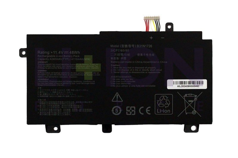 Battery ASUS B31N1726 11.4V 4100mAh/46Wh