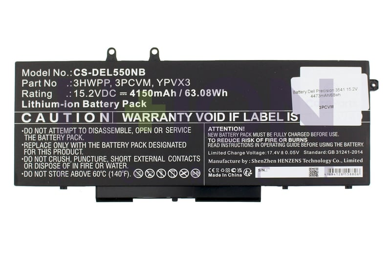 Battery Dell Precision 3541 15.2V 4250mAh/68wh              