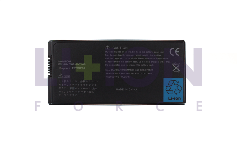 Battery Fujitsu-Siemens FPCBP94 10.8 6600mAh/71wh           