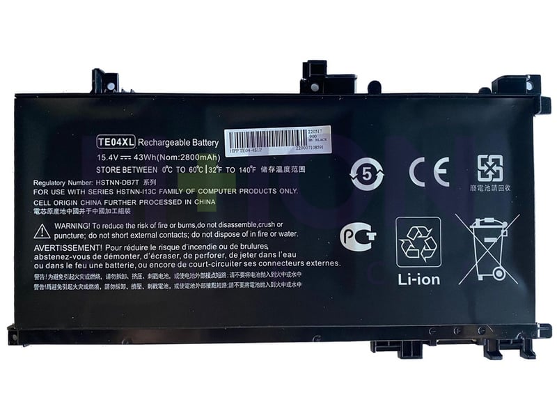 Battery HP 15-AX TE04XL 15.4V 2800mAh/43Wh