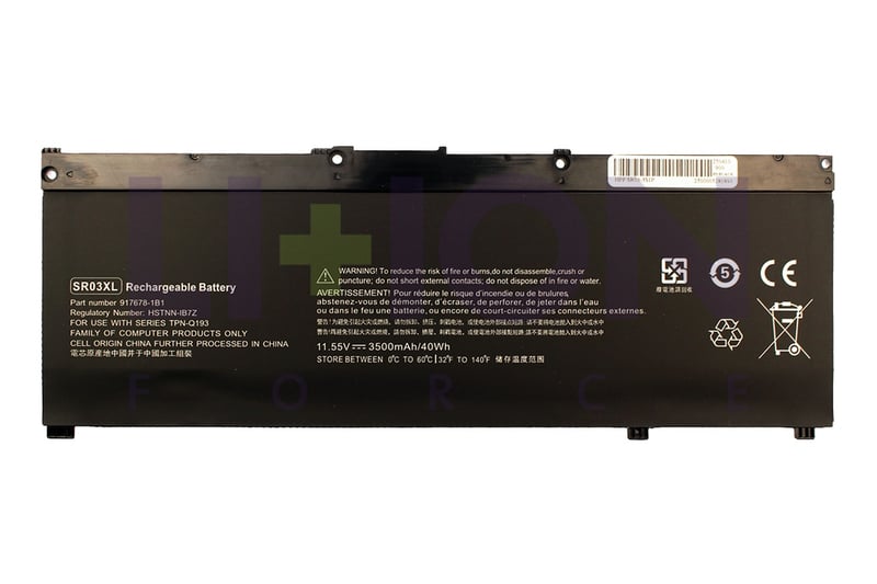 Battery HP 15-DC 11.55V 3400mAh/39Wh