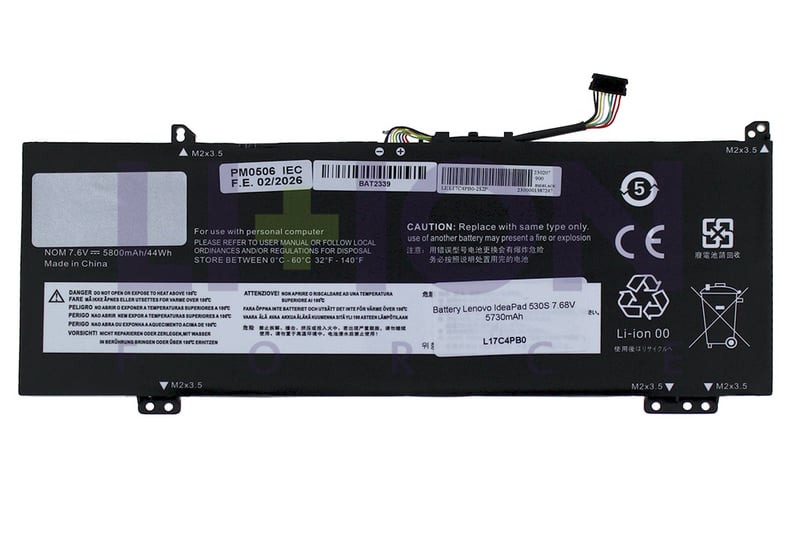 Battery Lenovo IdeaPad 530S 7.68V 5730mAh