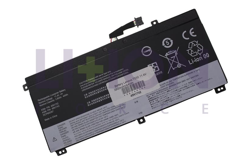 Battery Lenovo T550 11.4V 3900mAh/44Wh                      