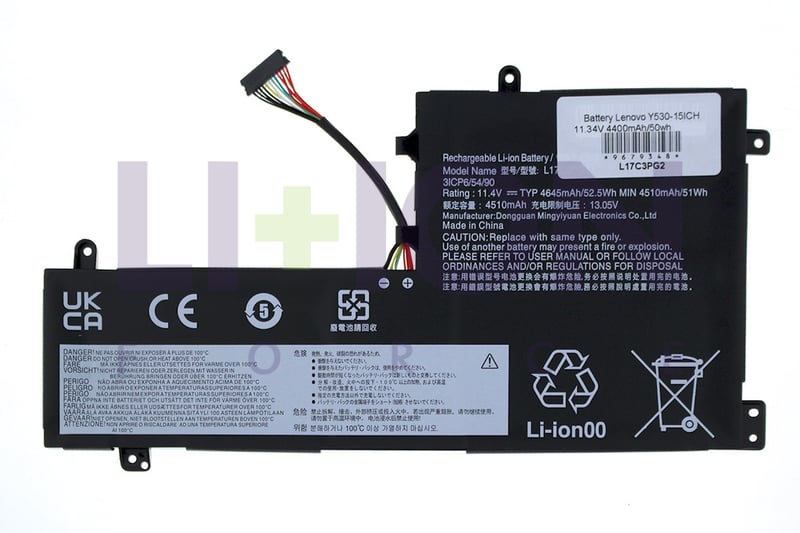 Battery Lenovo Y530-15ICH 11.34V 4630mAh/52.5wh