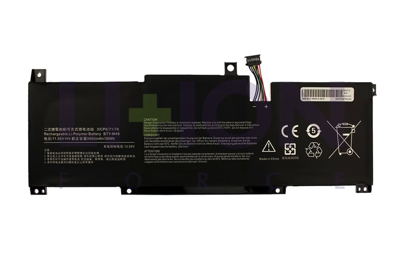 Battery MSI 11.55V 3400mAh/39Wh