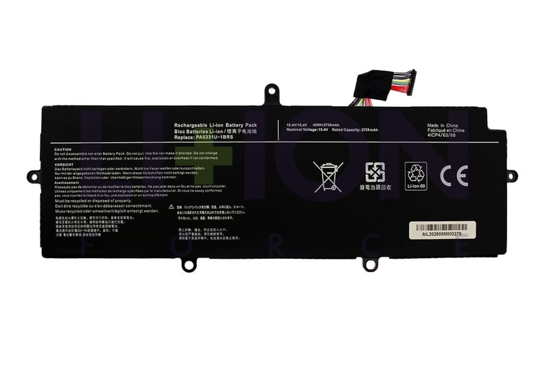 Battery Toshiba PA5331U 15.4V 2728mAh/42wh                   