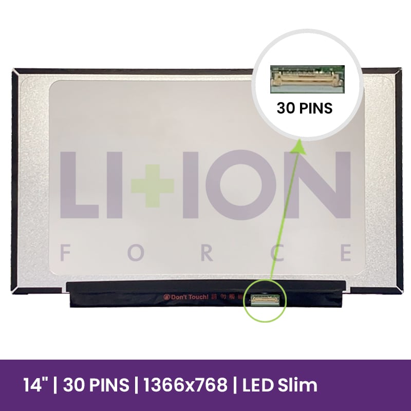 LCD Screen 14" WXGA HD 1366x768 - B140XTN07.2               