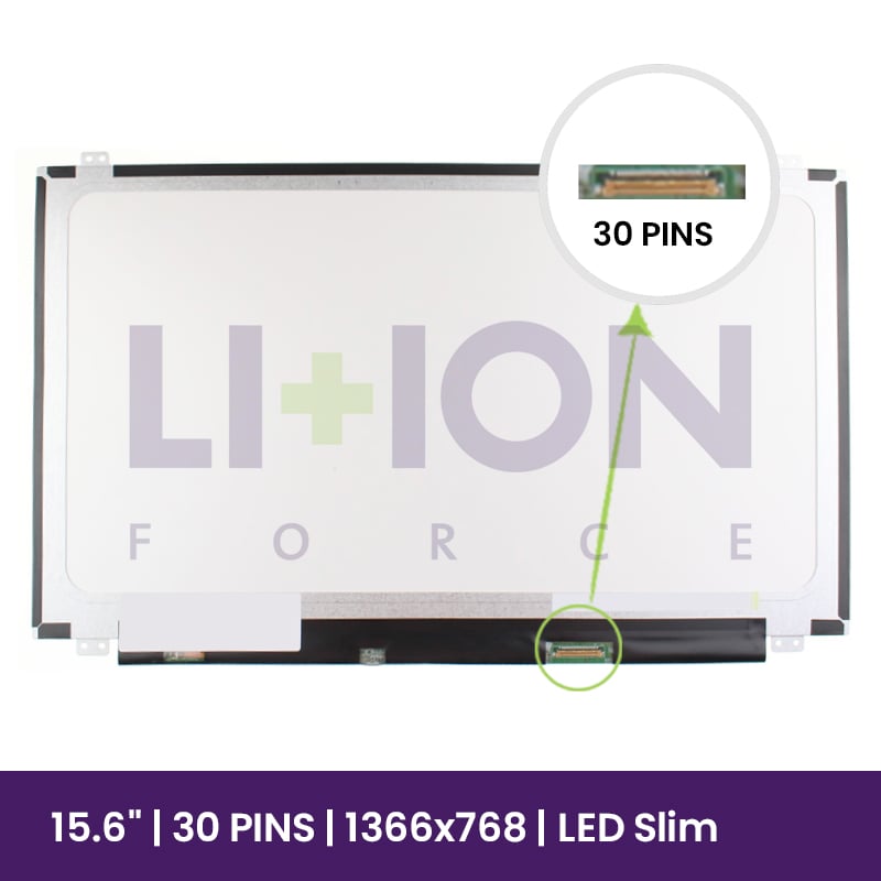 LCD Screen 15.6" WXGA HD Slim 1366x768 - NT156WHM-N42