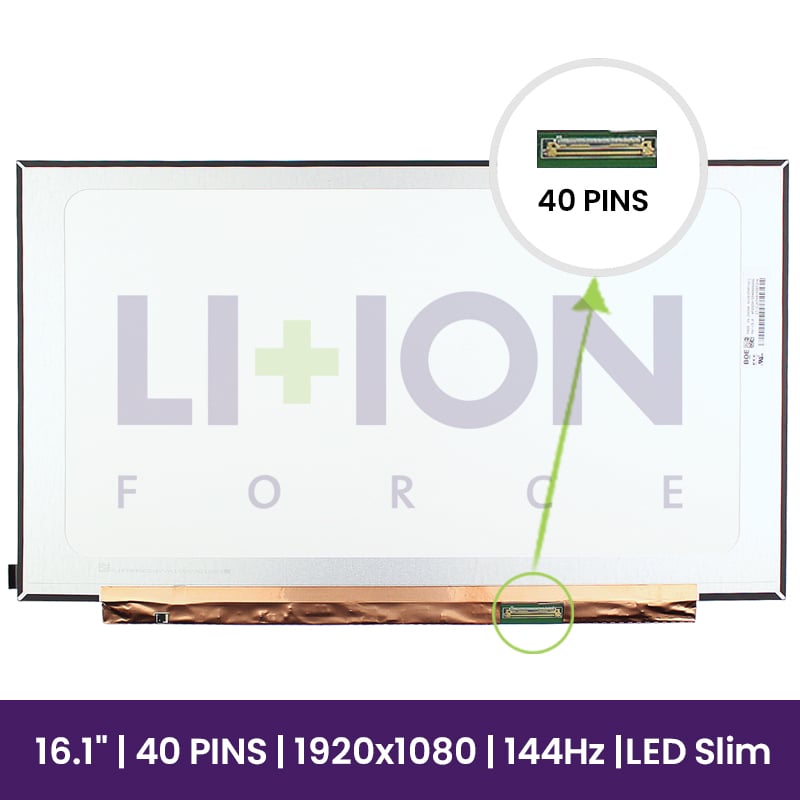 LCD Screen 16.1" FULL HD 1920x1080 -  NV161FHM-NY3          