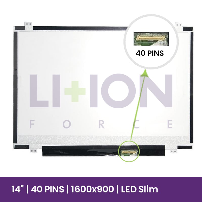 LCD Screen AU Optronics 14" WXGA++ 1600x900 - B140RW02 V.1