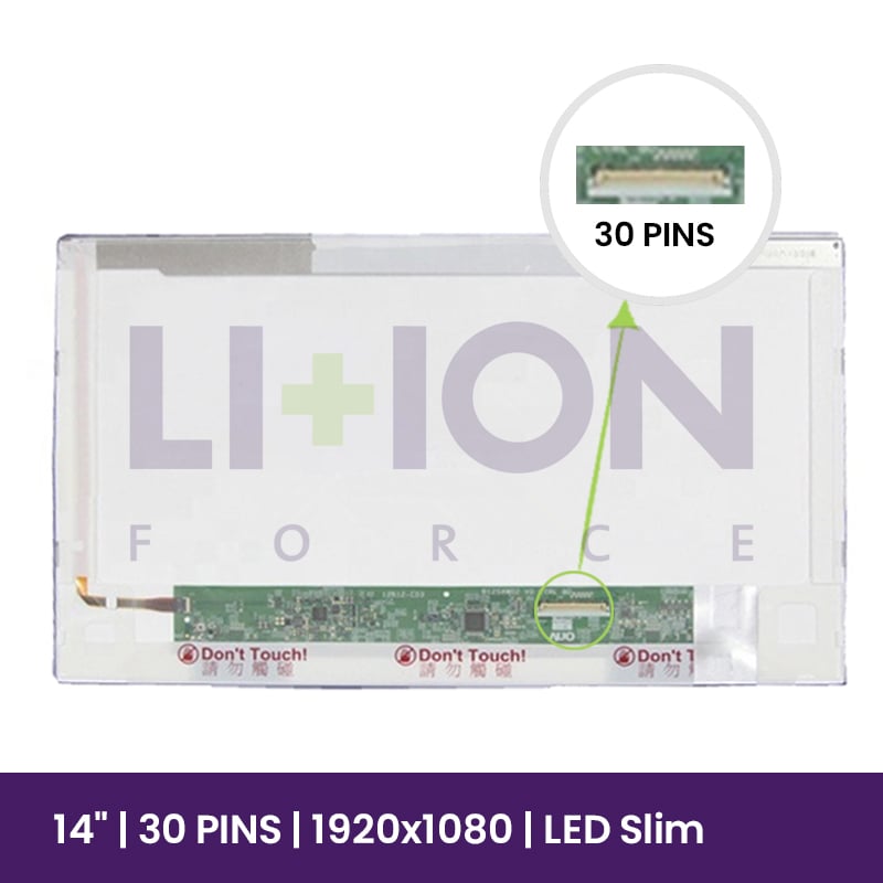 LCD Screen AUO 12.5 WXGA HD - 1366x768 LED - B125XW02 V.0   