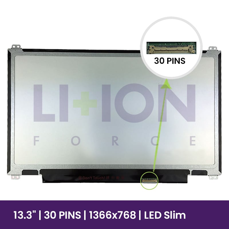 LCD Screen AUO 13.3 WXGA HD - 1366x768 LED Glossy