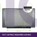 LCD Screen AUO 15.6 FULL HD - 1920x1080 LED Matte           