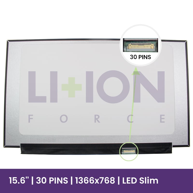 LCD Screen AUO 15.6" WXGA HD Slim 1366x768 - B156XTN08.1