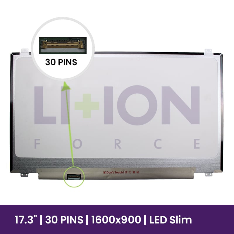 LCD Screen AUO 17.3" WXGA++ 1600x900 - B173RTN02.1