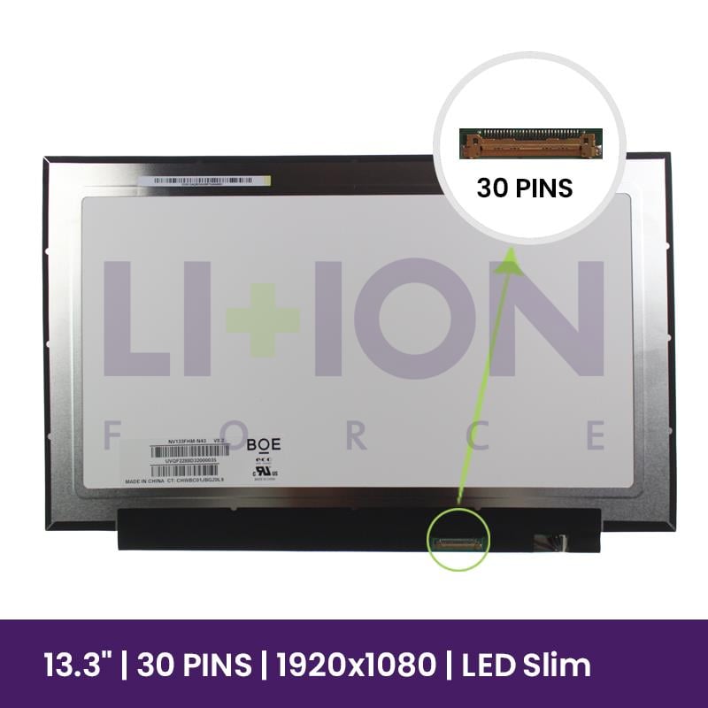 LCD Screen BOE 13.3" WUXGA 1920×1080 - NV133FHM-N43