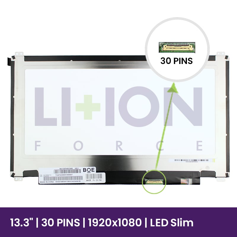 LCD Screen BOE 13.3" WUXGA 1920×1080 - NV133FHM-N46         