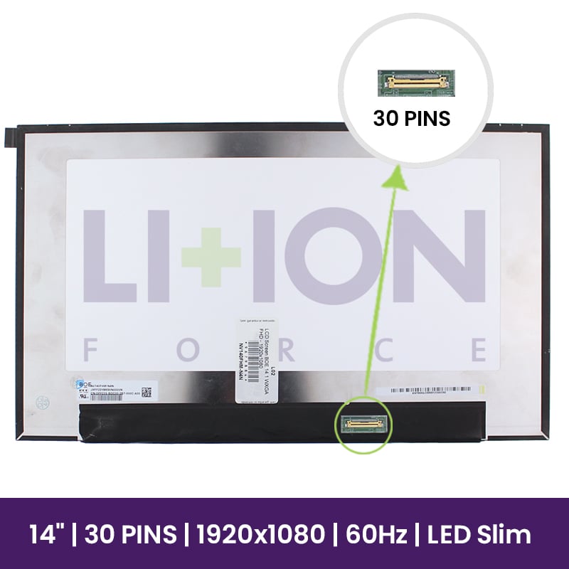 LCD Screen BOE 14 WXGA FHD - 1920x1080                    