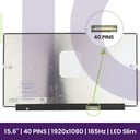 LCD Screen BOE 15.6 FULL HD - 1920x1080 - NV156FHM-NY8      