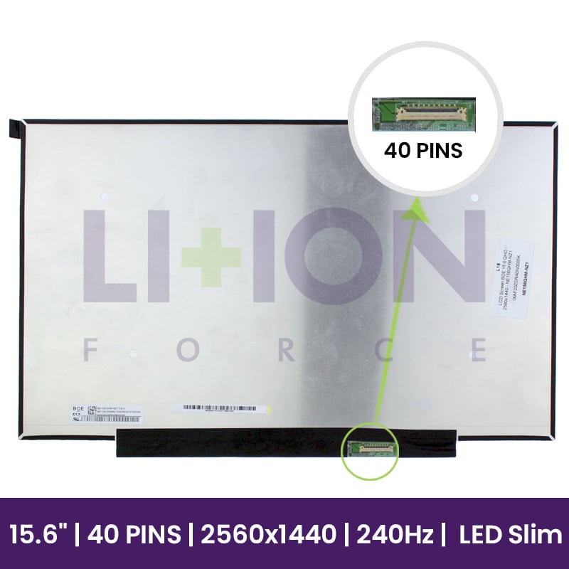 LCD Screen BOE 15.6 QHD - 2560x1440 - NE156QHM-NZ1          