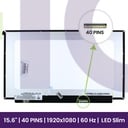 LCD Screen BOE 15.6 WXGA HD - 1920x1080 - NV156FHM-T00 V8.1 