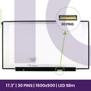 LCD Screen BOE 17.3 HD - 1600x900 - NT173WDM-N23            