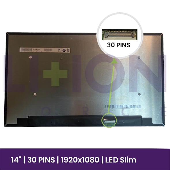 LCD Screen Chi Mei 14" WUXGA Slim 1920x1080 - B140HAN04.6   