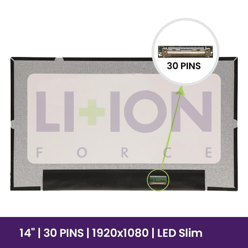 LCD Screen Chi Mei 14" WUXGA Slim 1920x1080 - N140HCA-E5B   
