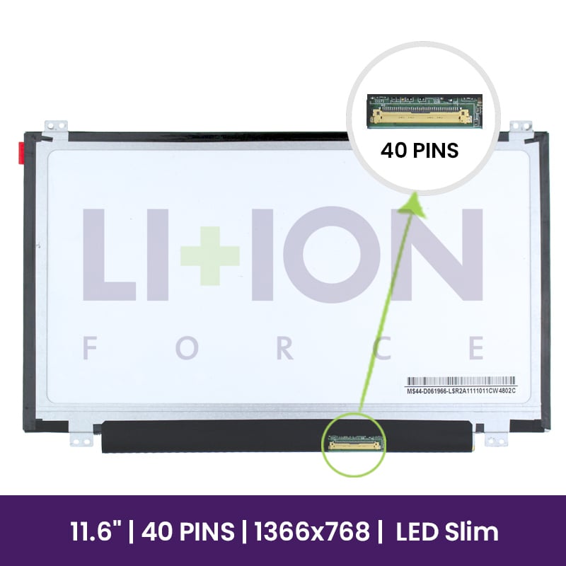 LCD Screen Chi-Mei 11.6 WXGA HD - 1366x768 LED Glossy       