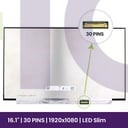 LCD Screen Innolux 16.1" FULL HD 1920x1080 - N161HCA-EAC