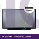 LCD Screen LG 14" WUXGA Slim 1920x1080 - B140HAN04.0        
