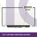 LCD Screen LG Philips 13.3" WXGA HD 1366x768- LP133WH2-TLM4