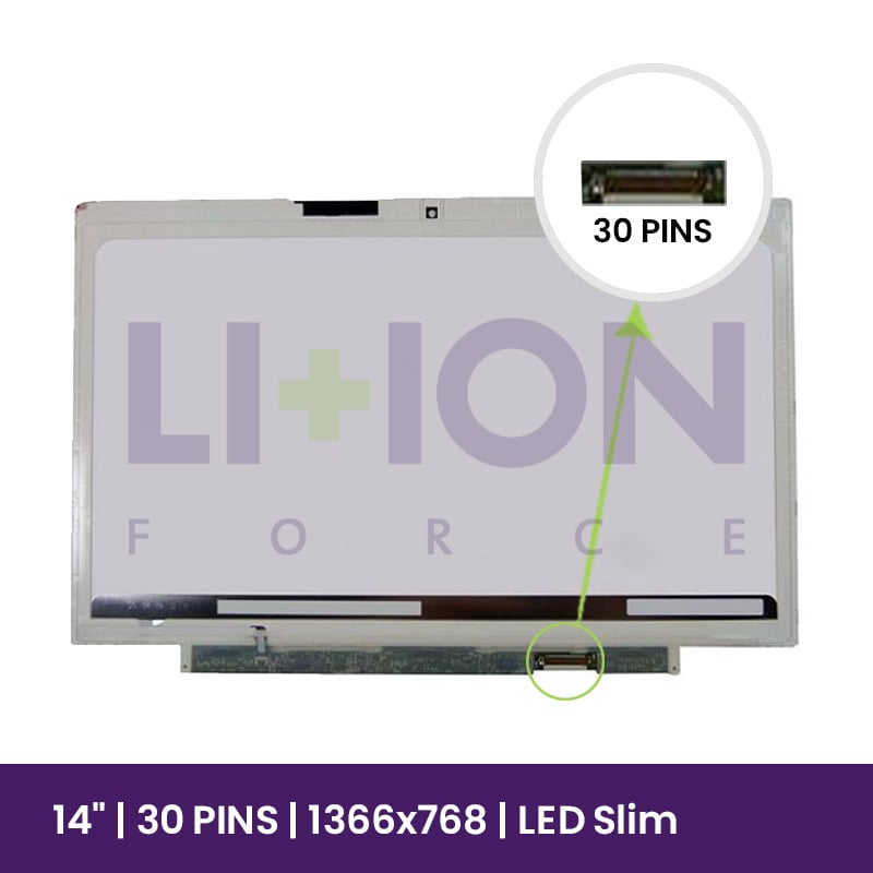 LCD Screen LG Philips 14" WXGA - 1366x768 - LP140WH6-TSA3   