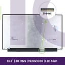 LCD Screen Sharp 13.3" Full HD 1920x1080 - LQ133M1JW41      