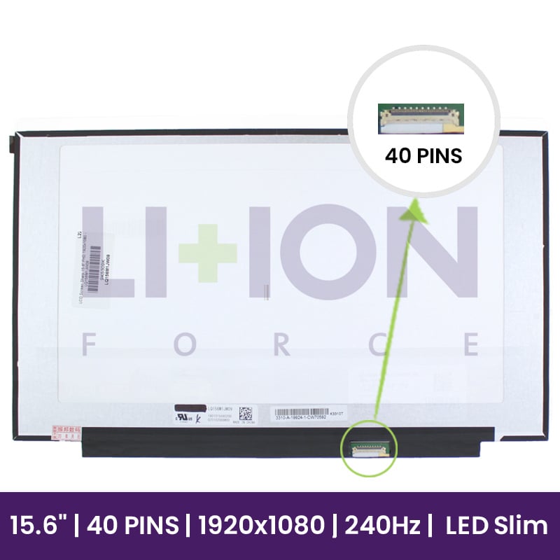 LCD Screen Sharp 15.6" FHD 1920x1080 - LQ156M1JW09          