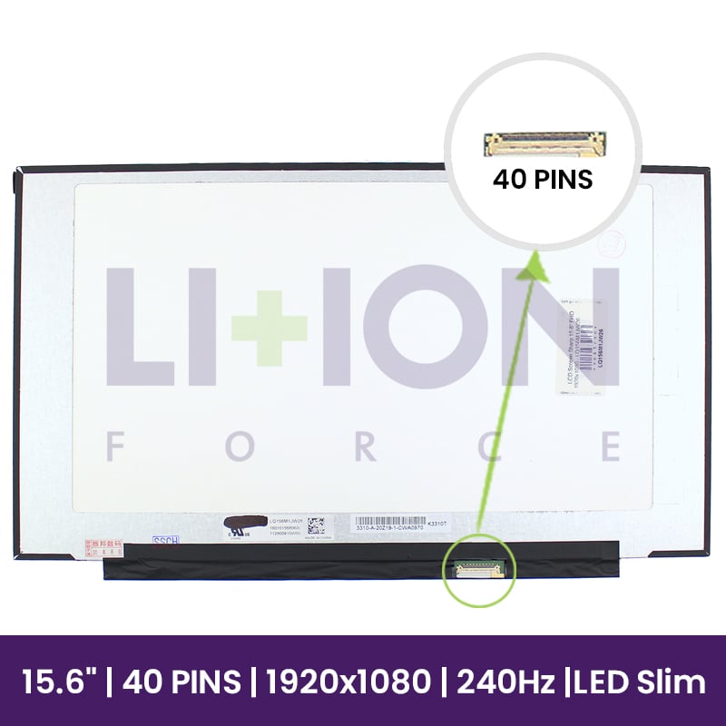 LCD Screen Sharp 15.6" FHD 1920x1080 - LQ156M1JW26          